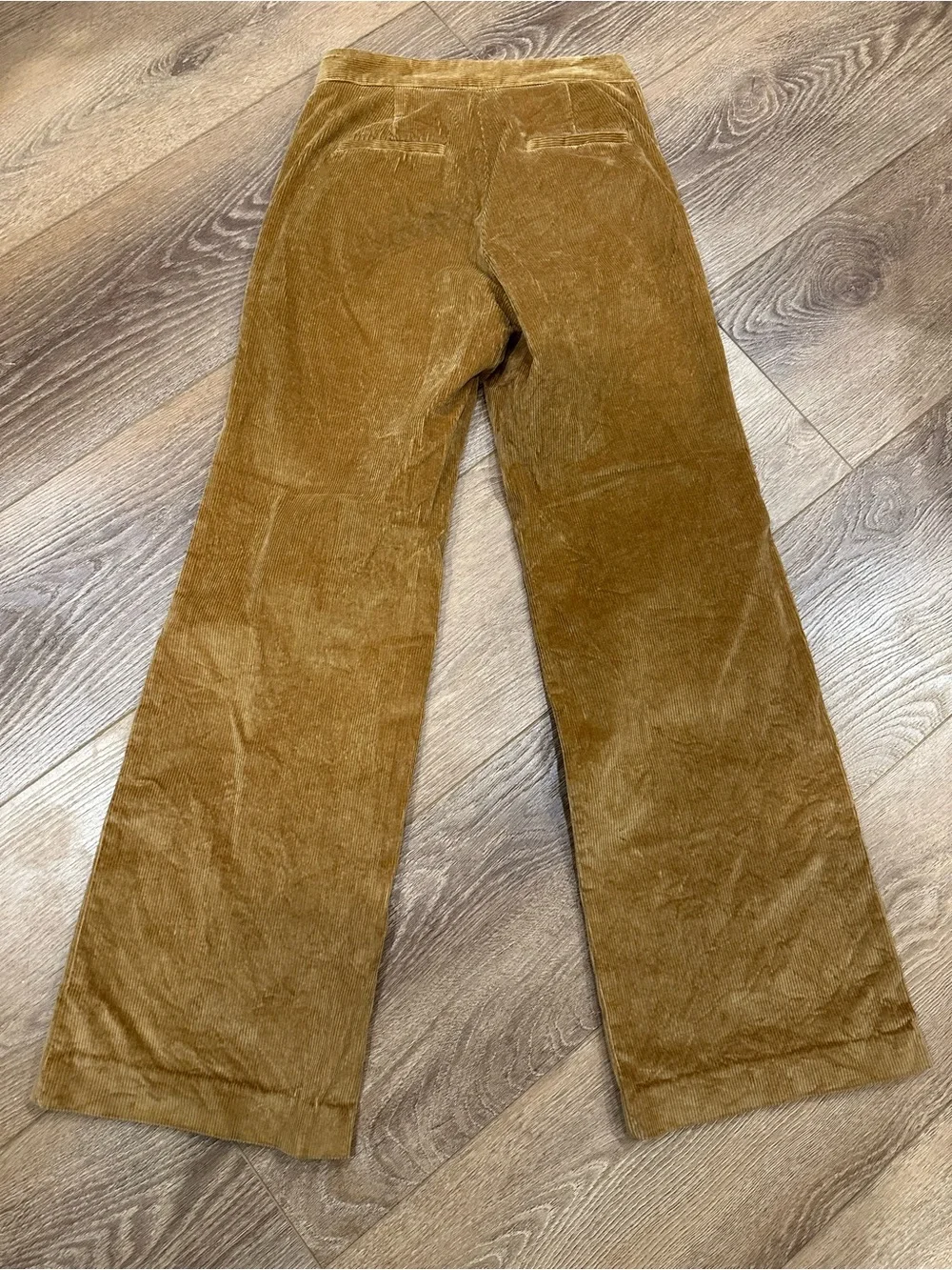 Babaton Corduroy Wide-Leg Pants in Camel size 2 - Picture 2 of 12